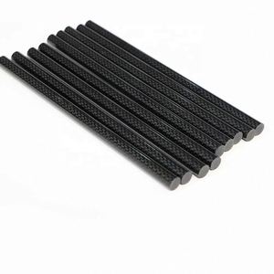SHENYU Tige ronde en feutre de carbone 3K 5 mm légère et haute résistance pour cadre de drone, supports industriels et projets DIY - Product Image 2