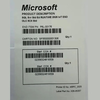 Licencia de por Vida para MS SQL Server 2025, Paquete Completo en DVD, Disponible Globalmente, Software Microsoft