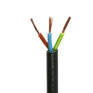 H03VVH2 - F H03VV - F 0.5 0.75 Section PVC Flexible Power Cords Tinned Copper Or Bare Copper Conductor PVC Insulation And Jacket