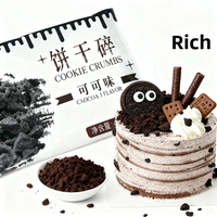 Miettes de biscuits concassés - 400g Saveurs chocolat/matcha |   Morceaux de biscuits super fins/moyens pour la décoration de gâteaux et de glaces