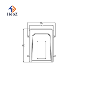 Cabine <span class=keywords><strong>téléphonique</strong></span> silencieuse de bonne qualité, dosette rouge, pour les centres commerciaux, les écoles, les stands acoustiques et insonorisants pour le sous-sol - Product Image 4