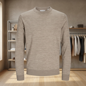 Suéter de punto personalizado para hombre con estampado de personajes, suéter tipo manta extragrande, grueso, con cuello redondo, antiarrugas, informal, tipo tapiz, cálido - Product Image 4