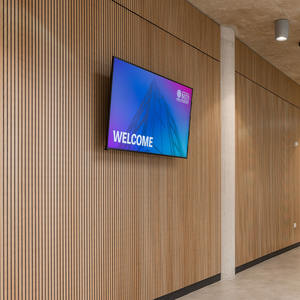 Revêtement mural en bois flexible 3D en placage de chêne composite <span class=keywords><strong>MDF</strong></span> ondulé pour décoration intérieure - Product Image 6