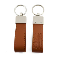 Porte-clés en alliage de zinc moulé sous pression, plaqué, avec boucle de sangle et plaque métallique, pour promotion commerciale, OEM/ODM en gros