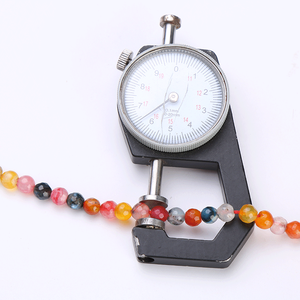 Perles de pierres précieuses d'agate naturelle WENCHI pour la fabrication de bijoux, coupe brillante, couleur jaune, 8 mm de hauteur, 3 mm - Product Image 2