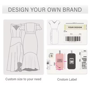 Ánh sáng màu hồng thanh lịch Midi Dress với notched cổ áo và phồng tay áo 100% cotton dệt vòng eo tự nhiên cho các sự kiện buổi tối - Product Image 6