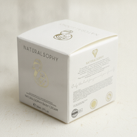 Boîte en carton écologique non couché, gaufrée mate, pour l'emballage d'huile capillaire bio