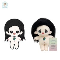 Peluche Anime Personnalisée sur Mesure, Fabrication OEM de Poupées Humanoïdes en Coton, Vente en Gros d'Usine, Figurines de Personnages Rembourrées 2D à 3D