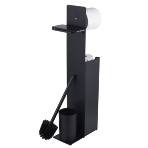Banyo ayakta tuvalet kağıt rulosu dağıtıcı havlu tutucu standı organizatör demir raf BTH067 ile rulo kağıt havlu tutucu standı - Product Image 1