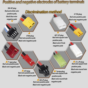 高倍率15C 7.4V 6000毫安时圆柱形遥控电池组电池18650玩具锂船电池 - Product Image 4