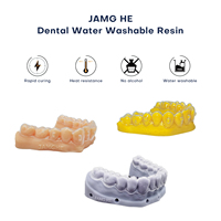 Resin Printer 3D JAMG HE, Resin Model Ortho, Susut Rendah, Bau Rendah, Tidak Beracun untuk Printer DLP LCD SLA
