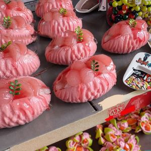 NOUVEAU Jouet Squishy Crème de Miel Rose Viral - Super Collant et Rebondissant, Anti-Stress, Cadeau Thème Alimentaire pour Enfants et Adultes - Product Image 4