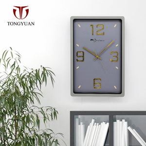 92267-2 Rectangle 16 Inch Wall <b>Clock</b> with <b>Clock</b> Design Factory <b>Clocks</b> Wholesale - Product Image 2