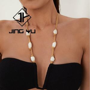 ชุดบิกินี่ไนลอนรีไซเคิลแบบสั่งทำพิเศษ ดีไซน์ลูกปัดเว้าลึกทรงวี จากผู้ผลิต - Product Image 5