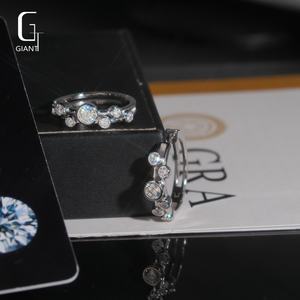 Pendientes de Aro de Moissanita de Fábrica, Plata 925, VVS, Alta Calidad, Pendientes de Moissanita para Mujer y Hombre, Pasan el Test de Diamantes - Product Image 6
