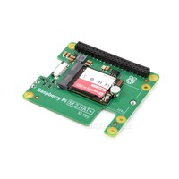 Kit SSD Resmi Raspberry Pi 5, Solid State Drive Berkecepatan Tinggi dan Raspberry Pi M.2 HAT+, Sesuai Standar PCIe Gen 3