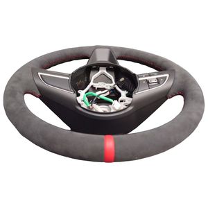 Volante de coche deportivo de gamuza - Product Image 3