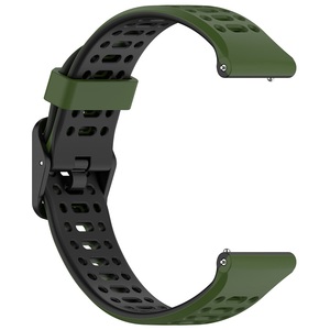 Bracelet de remplacement de bracelet de sport 20mm 22mm pour COROS PACE 2 <span class=keywords><strong>3</strong></span> <span class=keywords><strong>APEX</strong></span> 2 <span class=keywords><strong>Pro</strong></span> Bracelet de montre en silicone bicolore respirant - Product Image 5