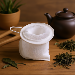 Tea Net 'Tea For 4' Pack de 10 infuseurs en maille blanche pour thé en feuilles - Product Image 3