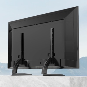 Heavy Duty hỗ trợ 50kg Tabletop TV gắn kết có thể điều chỉnh chiều cao phổ TV máy tính để bàn đứng cho 32-75 inch màn hình phẳng - Product Image 5