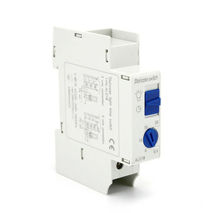 Interruptor de temporizador de iluminación de escalera de riel Din 16A 220VAC para iluminación de pasillo temporizador de riel Din mecánico ALC18 relé de temporizador - Product Image 1