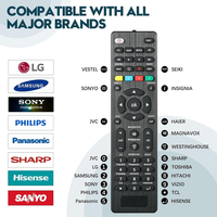 Télécommande universelle IR G008 G006 neuve de remplacement en gros pour toutes les marques de téléviseurs intelligents