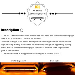 Barra luminosa a LED a grandezza naturale modulo rimovibile luci stroboscopiche di emergenza LED per autocarro barra luminosa - Product Image 5