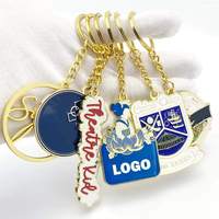 Porte-clés en métal de forme légère 3D avec logo de marque, anneau, engrenage, épée, fer, outil promotionnel, vente en gros, cadeau, design de porte-clés