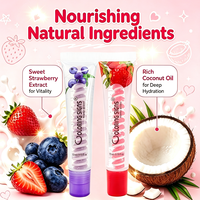 Gloss à lèvres brillant en gros pour le soin des lèvres, maquillage quotidien beauté des lèvres, saveur fraise myrtille douce, non collant, pour filles