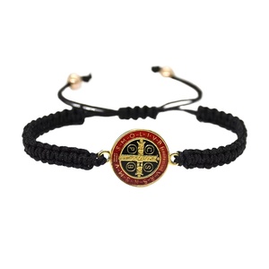 2025 nuevo DS cordón rojo St Benedict <span class=keywords><strong>pulsera</strong></span> <span class=keywords><strong>San</strong></span> <span class=keywords><strong>Benito</strong></span> <span class=keywords><strong>pulsera</strong></span> pulseras mexicanas para hombres Medalla De <span class=keywords><strong>San</strong></span> <span class=keywords><strong>Benito</strong></span> St Benedict medallas - Product Image 2