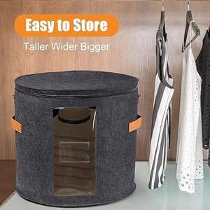 Cajas de viaje redondas organizadoras con tapa antipolvo - Product Image 4