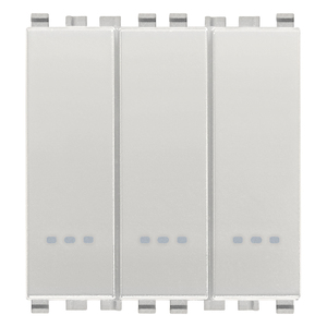 Tre Deviatori 1P 20AX Next Wall <b>Switches</b> 5.3cm Height 5.1cm Length 4.3cm Width - Product Image 1