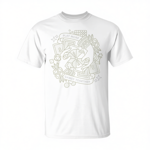 T-shirt Premium Stellar Factory Vert sur Gris pour Jouer à Plus de Jeux Ensemble - Article Promotionnel - Product Image 2