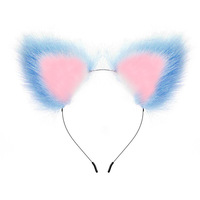 Serre-têtes mignons en forme d'oreilles de lapin, queue de renard, plug anal en métal, collier, pinces pour les mamelons, ensemble de cosplay BDSM pour couples et femmes