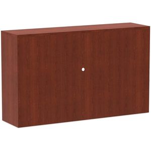 Alera Valencia Series - Mueble organizador de escritorio y cajones, color cerezo medio, 58.88w x 15d x 35.38h, con 4 compartimentos y puertas - Product Image 3