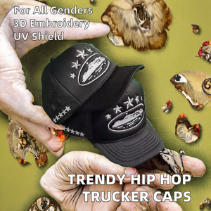 Wholesale New Design 3D Embroidered Hip Hop Truck Baseball Caps Summer Trendy Sun Protection for Outdoor high quality - Product Image 2