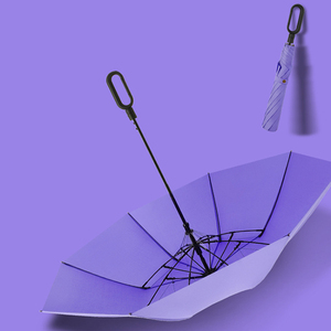 Nouveau double pli anneau boucle <span class=keywords><strong>parapluie</strong></span> hommes pliage automatique grand renforcé résistant à la <span class=keywords><strong>tempête</strong></span> femmes logo publicité <span class=keywords><strong>parapluie</strong></span> - Product Image 3