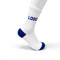Chaussettes Jacquard Personnalisées Effet Graffiti OEM ODM Logo Personnalisé Bloc de Couleurs Multi-Pantone Bout et Talon Côtelés Doux
