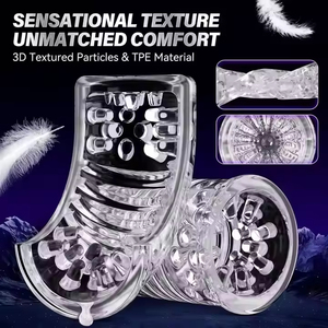 Hot Seller Automatic Upgraded Sucking Masturbator Cup for Men With 10 <b>Vibrating</b> & Suction Modes Adult Sex Toys With 3D Textured - Product Image 4