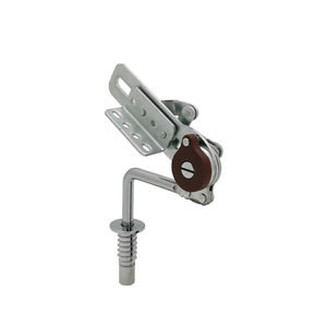 Double Ear Headrest Hinge Stainless Steel 90-180 Degree Adjustable Surface Mount Furniture Hardware Accessory - Product Image 4