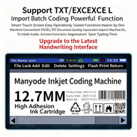 Mini Impresora de Inyección de Tinta Portátil Multilingüe de 600 DPI para la Fecha de Producción de Envases de Alimentos y la Marca del Código QR