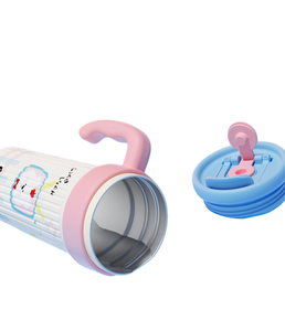 Gourde isotherme portable en acier inoxydable grande capacité pour femme, design élégant, nouvelle collection, idéale pour étudiants et événements. - Product Image 3