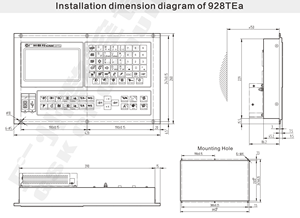 Controlador de Torno de 3 Ejes GSK 928TEa de 32 bits con Velocidad de Traslación Rápida de hasta 30000 mm/min - Product Image 5