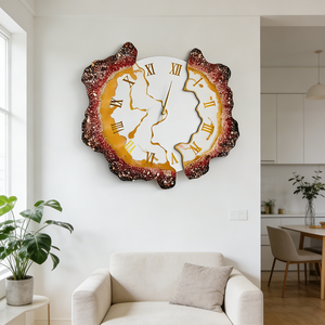 <span class=keywords><strong>Reloj</strong></span> Decorativo de Pared de Porcelana con Cristales Irregulares, Acrílico Premium, Islámico Musulmán, con Ajuste Automático de Hora de Oración - Product Image 4
