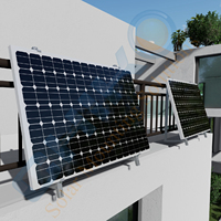 Système de montage de panneaux solaires CHIKO, support mural pour balcon, support solaire pour jardin, OEM personnalisé
