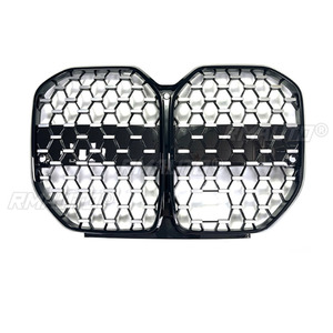 Parrilla Delantera Negra Brillante para BMW Serie 4 G22 430I 2021 2022 2023, Rejilla de Repuesto ABS para Parachoques, Estilo Automotriz - Product Image 4