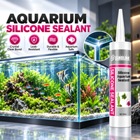 Scellant silicone SINOLINK pour aquarium, 300 ml, adhésif transparent pour verre, pour aquarium d'eau douce et d'eau salée, construction, fabricant OEM