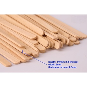 Agitateurs à café et à thé en bois de bouleau emballés individuellement, écologiques, biodégradables, jetables, portables, minimalistes, agitateurs personnalisés - Product Image 6