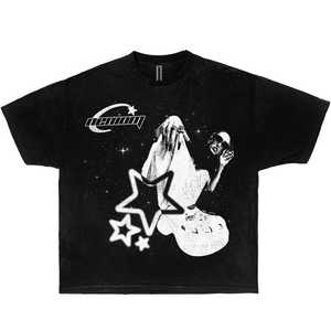 T-shirt Oversize Big Steppa Y2K con Grafica Streetwear e Design Meme - Product Image 1
