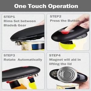 Abrelatas Automático Portátil a Batería, de un Solo Toque, sin Necesidad de Usar la Mano, Herramienta de Cocina, Gadget - Product Image 5